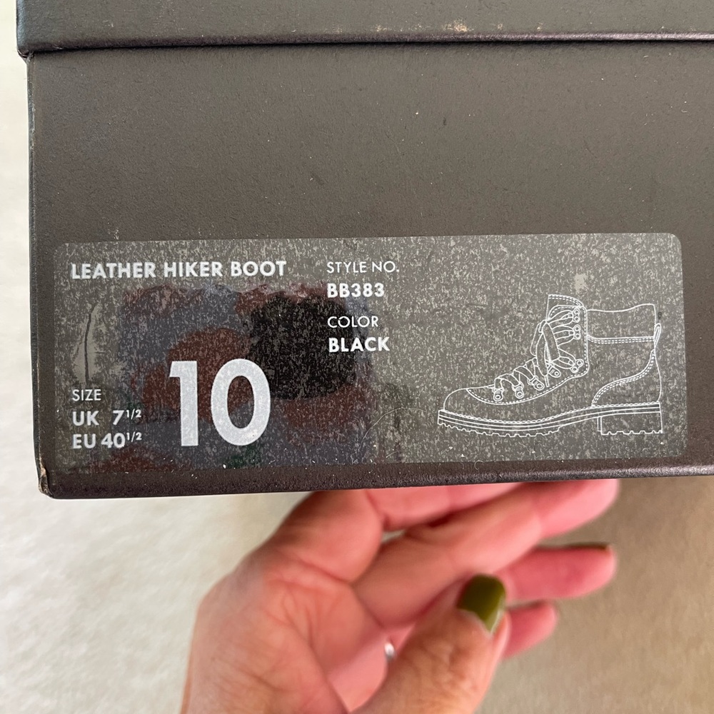 J Crew leather hiker boots - Picture 4 of 5
